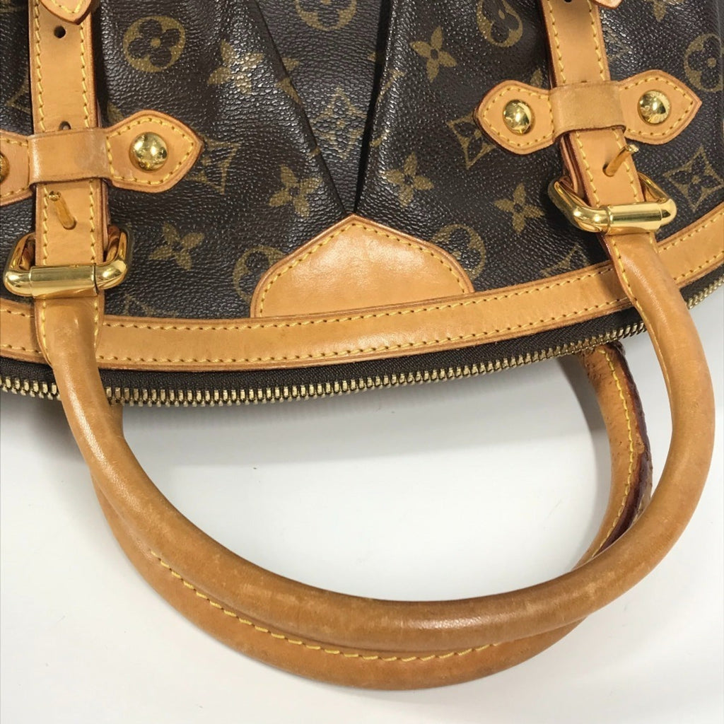 Louis Vuitton Brown Monogram Canvas Shoulder Bag Tote Bag