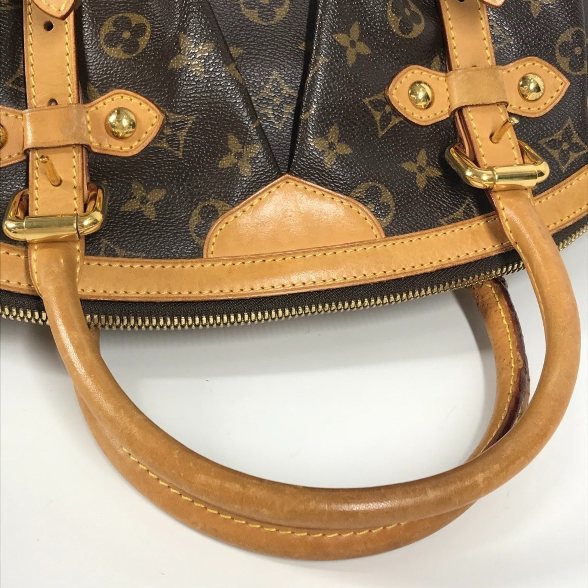 Louis Vuitton Brown Monogram Canvas Shoulder Bag Tote Bag