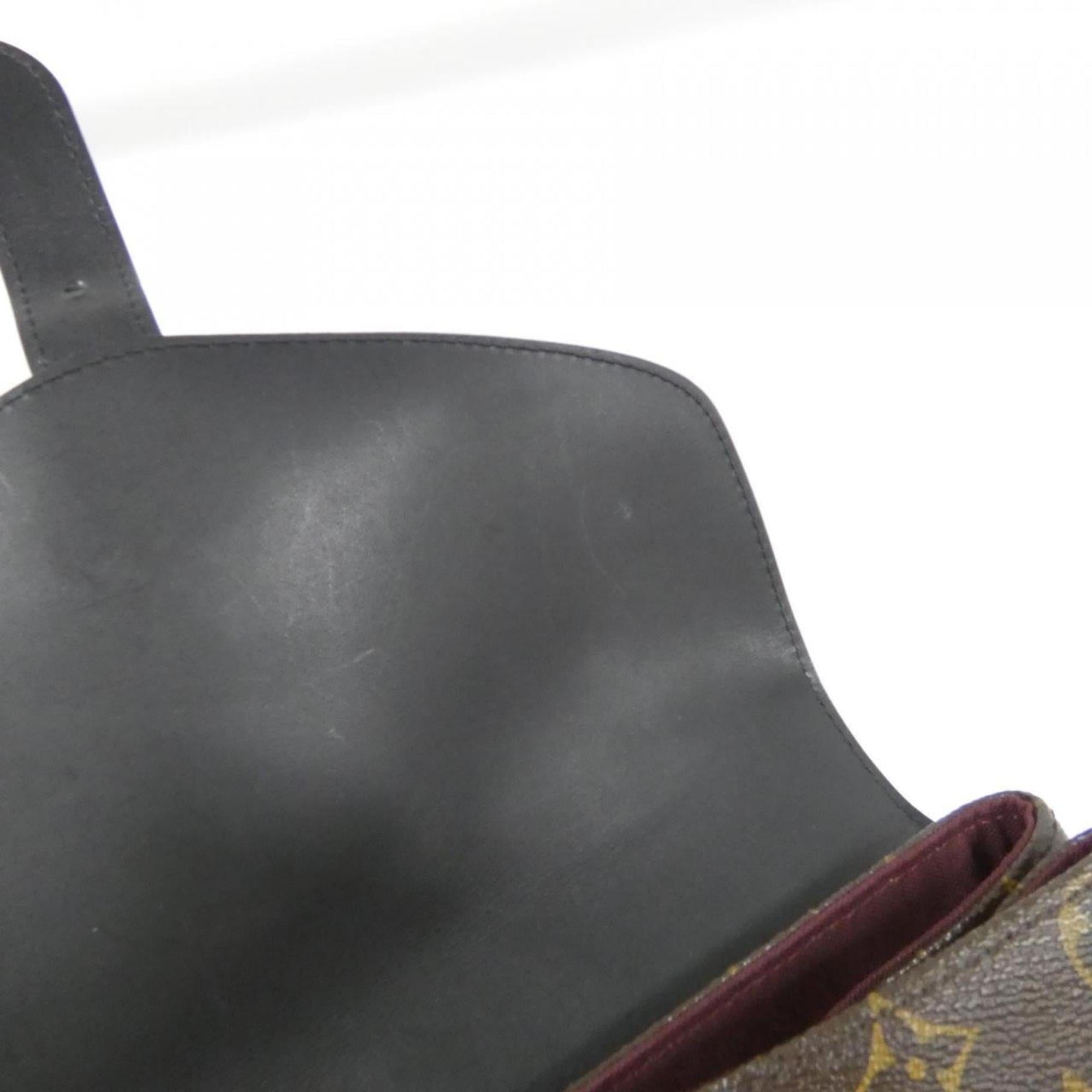 Louis Vuitton Brown Coated Canvas Backpack