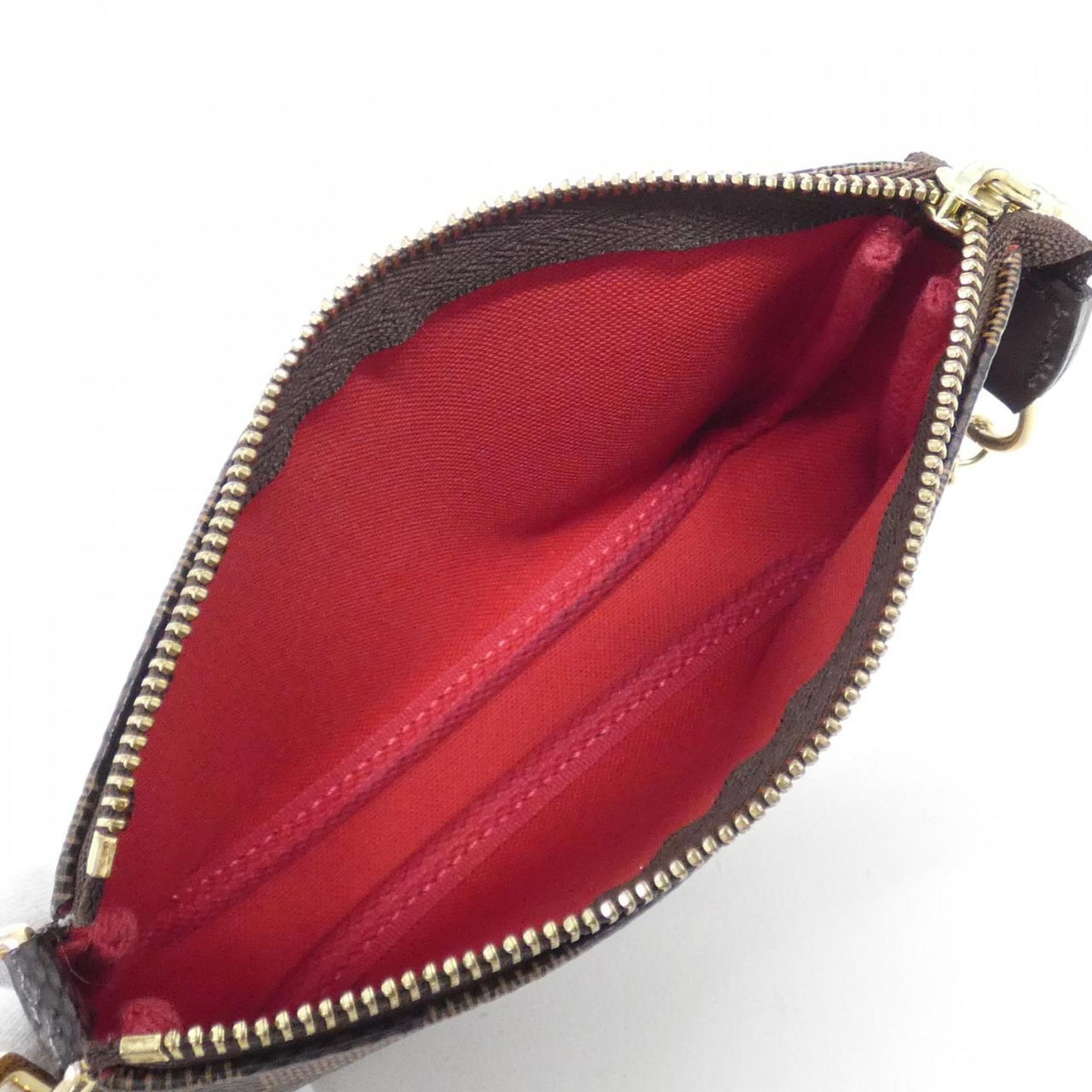 Louis Vuitton Ebene Coated Canvas Pochette Pouch