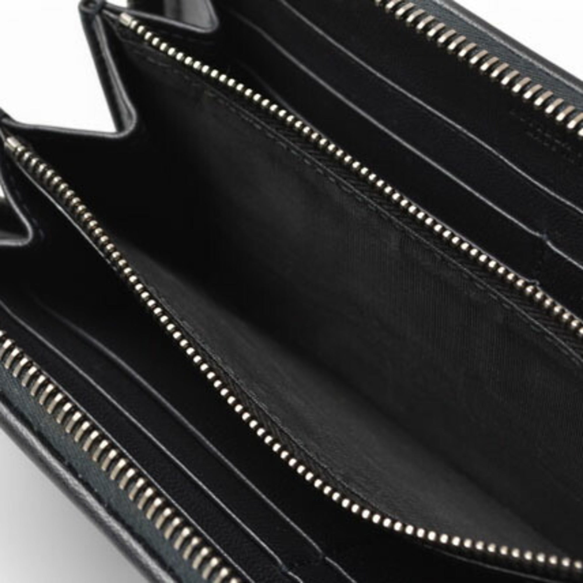 Bottega Veneta Navy Leather Long Wallet (Bi-Fold)