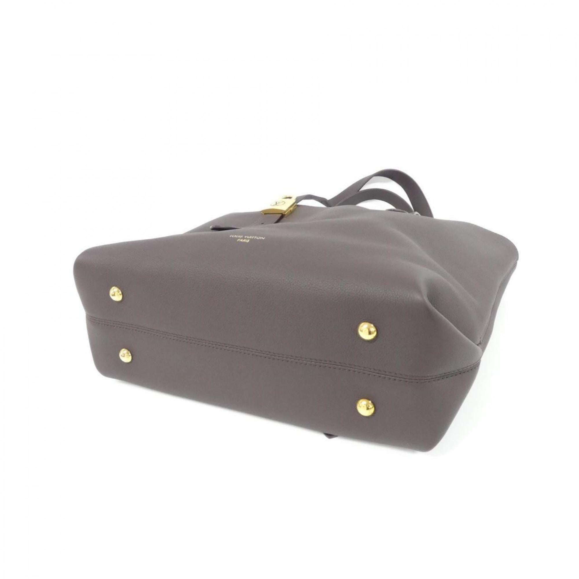 Louis Vuitton Brown Chocolat Leather Handbag