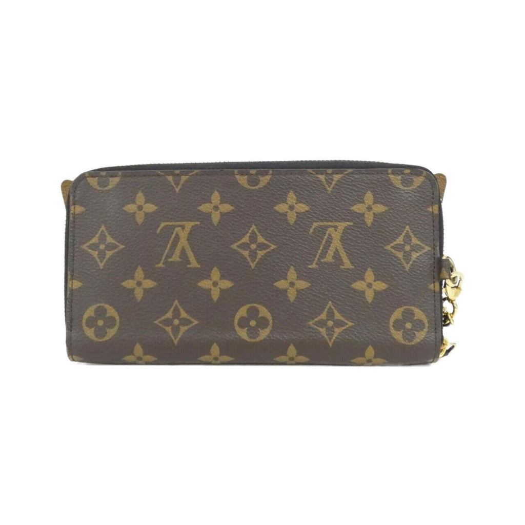 Louis Vuitton Marron Coated Canvas Long Wallet