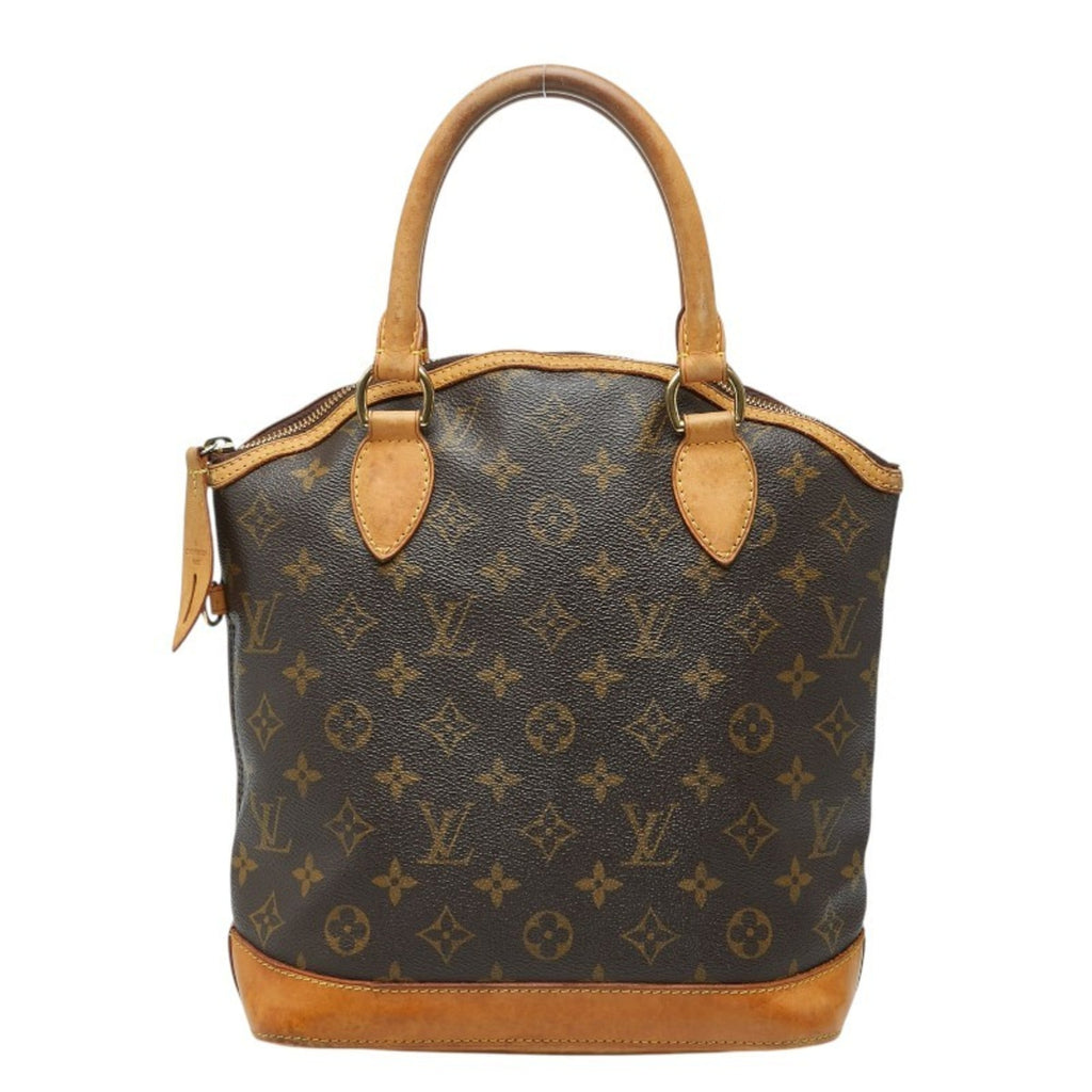 Louis Vuitton Brown Pvc Leather Handbag