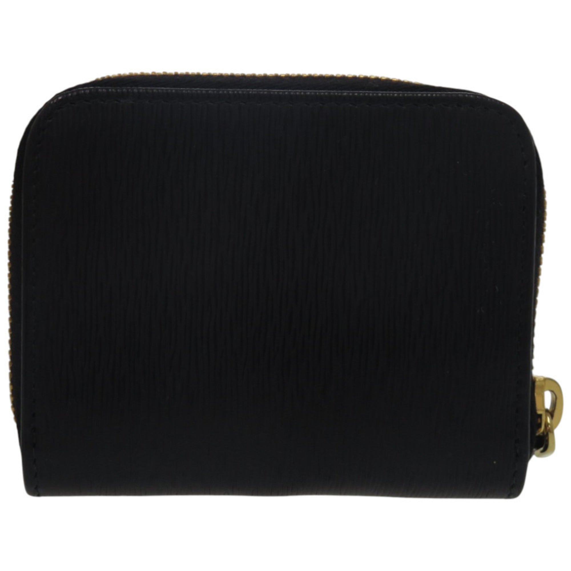 Prada Black Leather Coin Purse/Coin Case