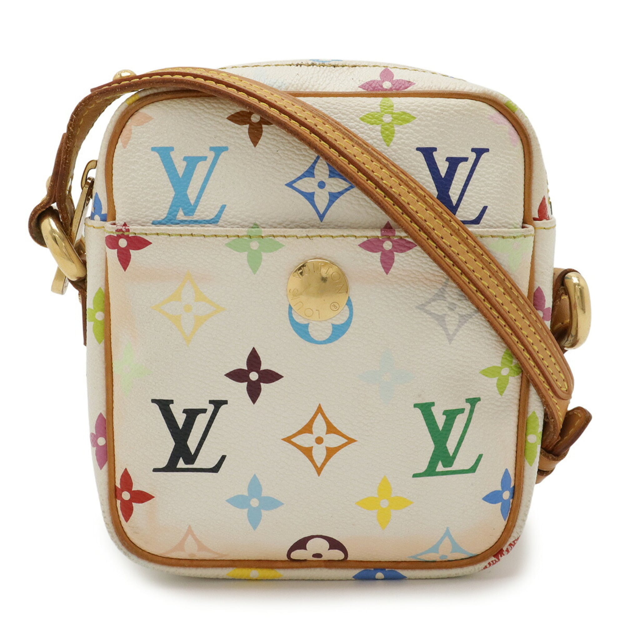 Louis Vuitton Blanc Monogram Pochette Shoulder Bag