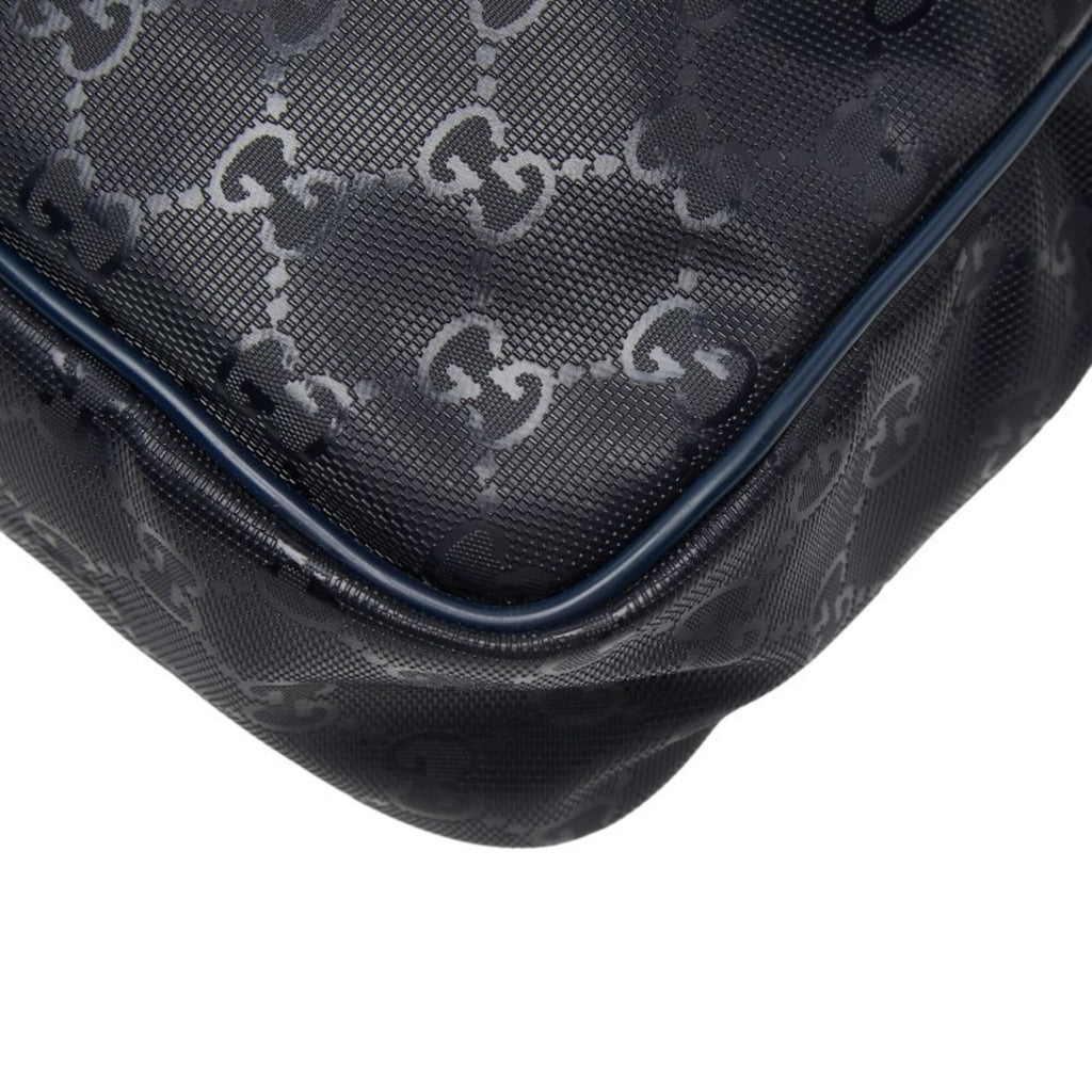 Gucci Black Pvc Leather Shoulder Bag (Pre-Owned)