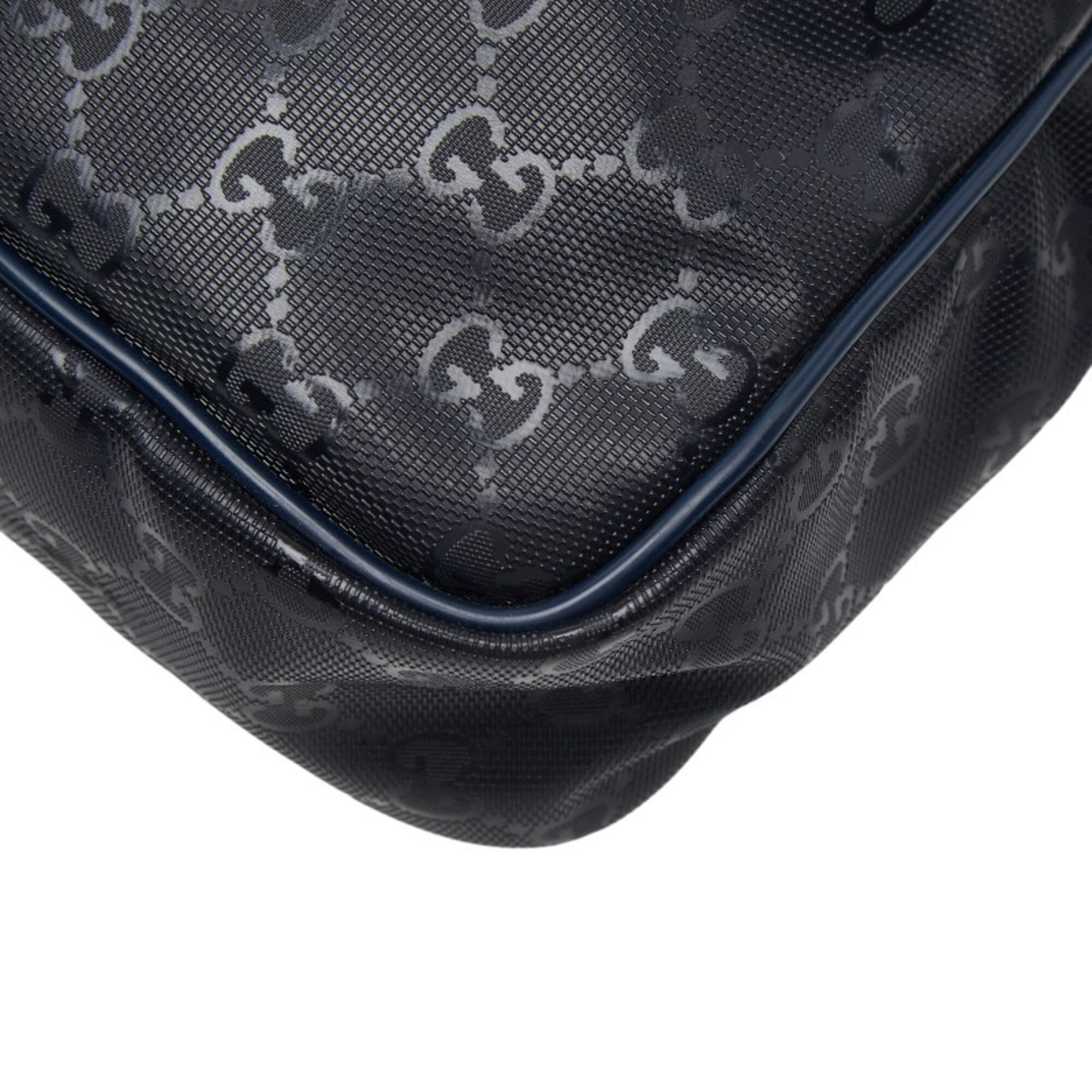 Gucci Black Pvc Leather Shoulder Bag (Pre-Owned)