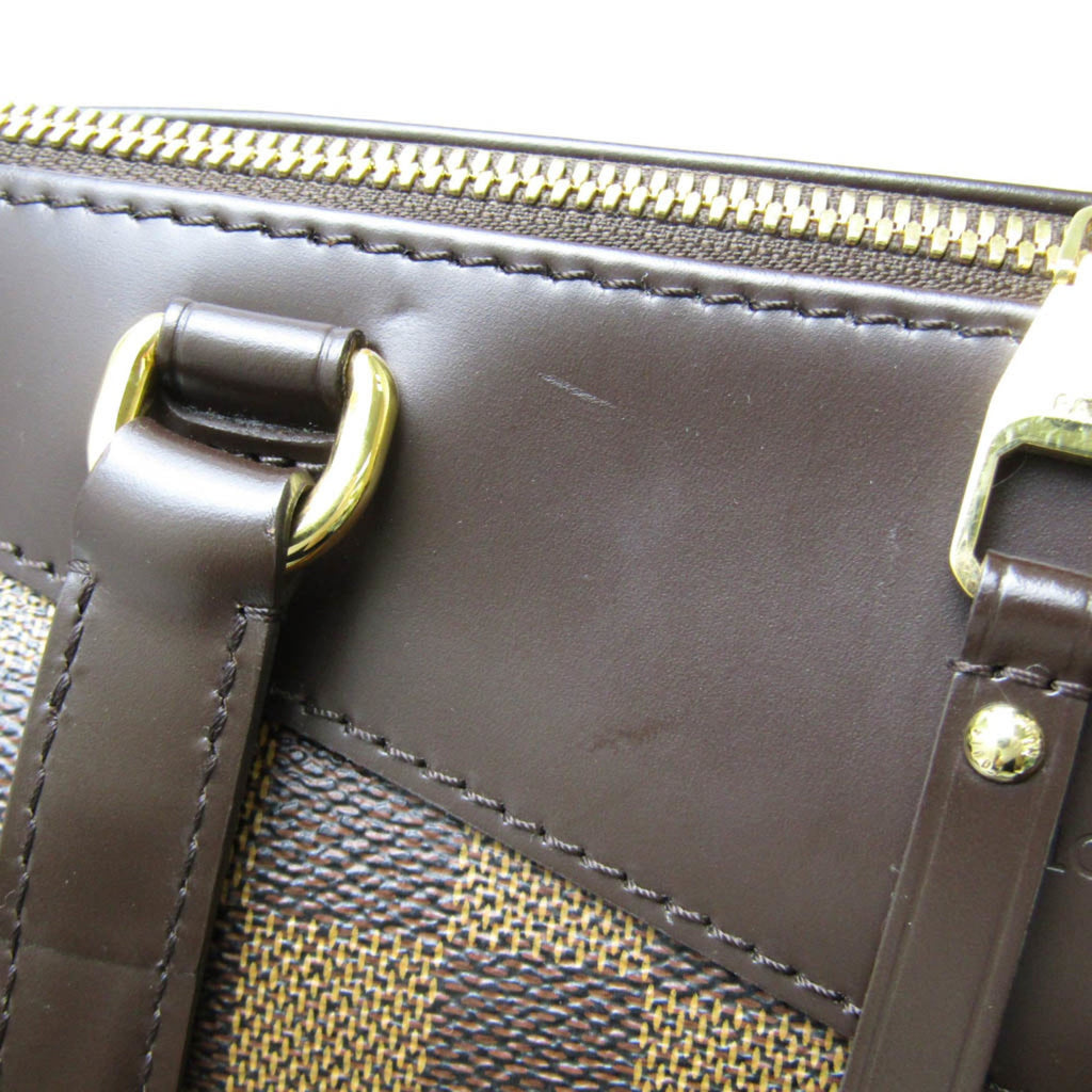 Louis Vuitton Damier Ebene Damier Canvas Tote Bag