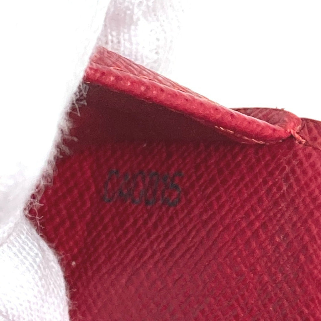 Louis Vuitton Brown Red Color Monogram Canvas Wallet