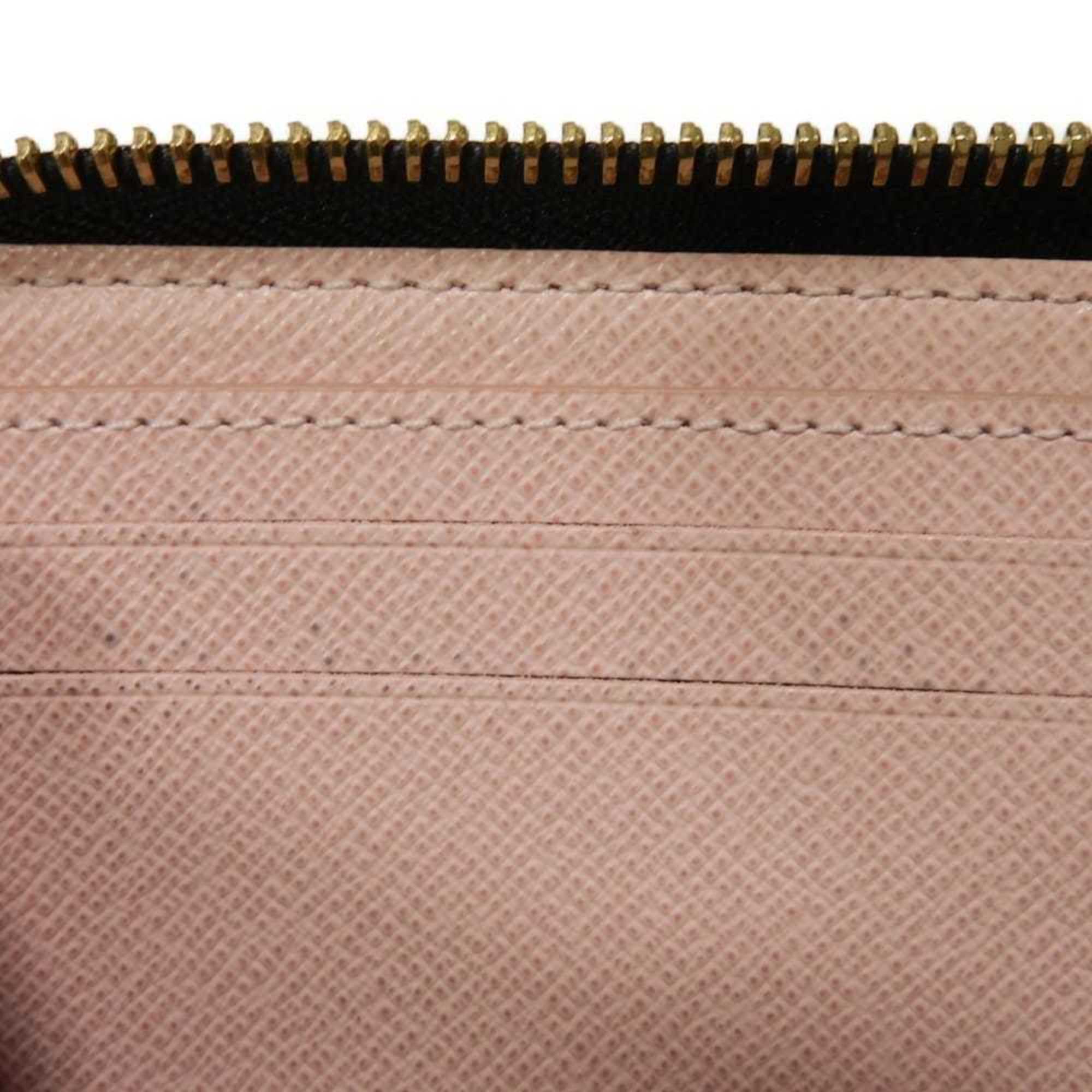 Louis Vuitton Brown Monogram Pink Rose Ballerine Monogram Canvas Leather Long Wallet