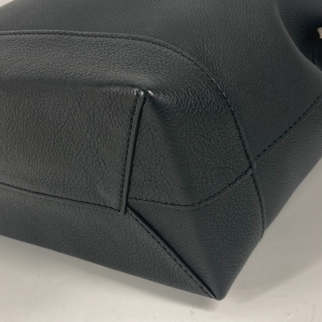 Louis Vuitton Black White Leather Backpack