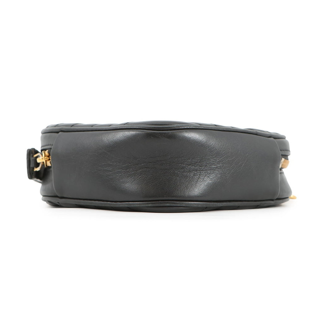 Louis Vuitton Noir Leather Shoulder Bag