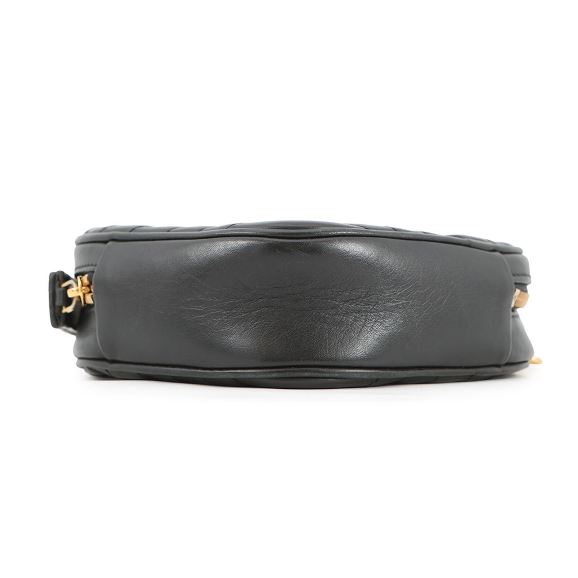 Louis Vuitton Noir Leather Shoulder Bag