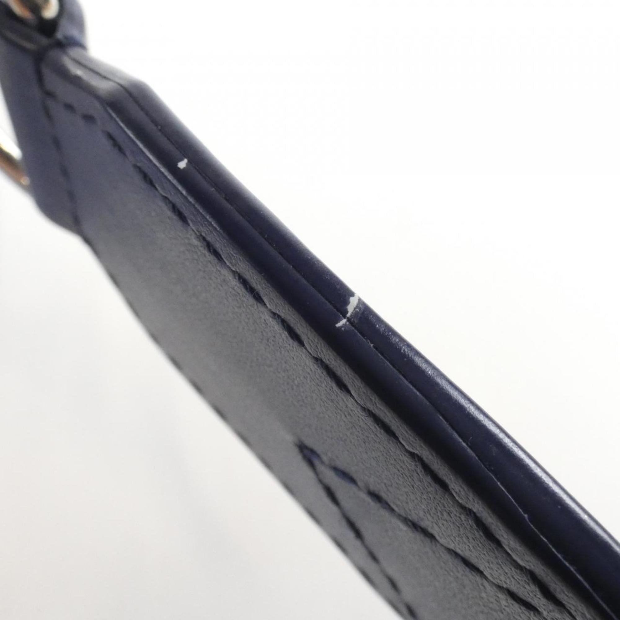 Louis Vuitton Monogram Blue Coated Canvas Boston Bag