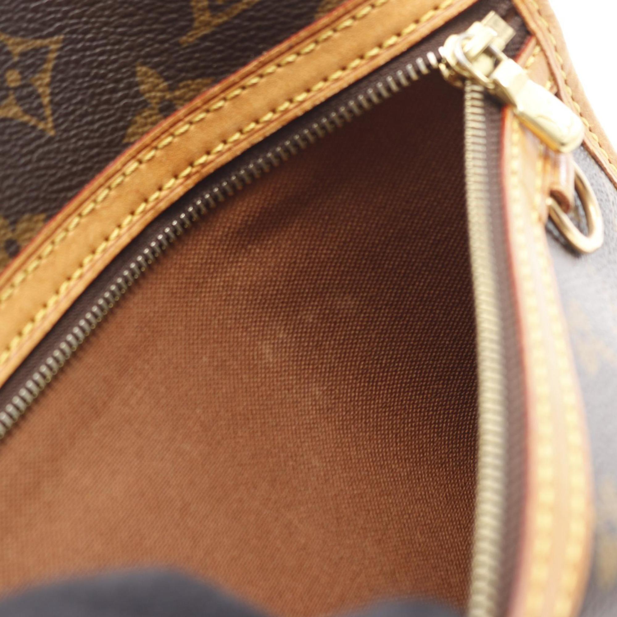 Louis Vuitton Brown Pvc Leather Shoulder Bag