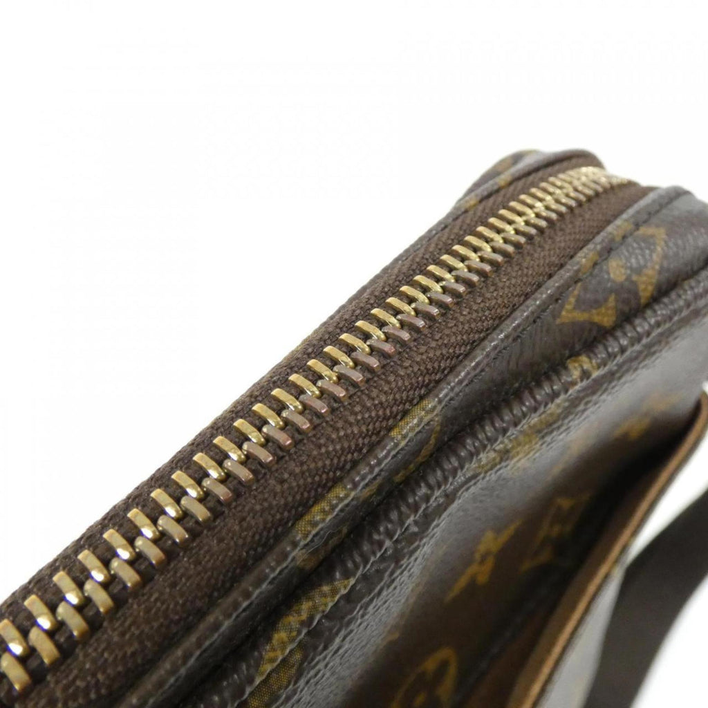 Louis Vuitton Brown Coated Canvas Shoulder Bag
