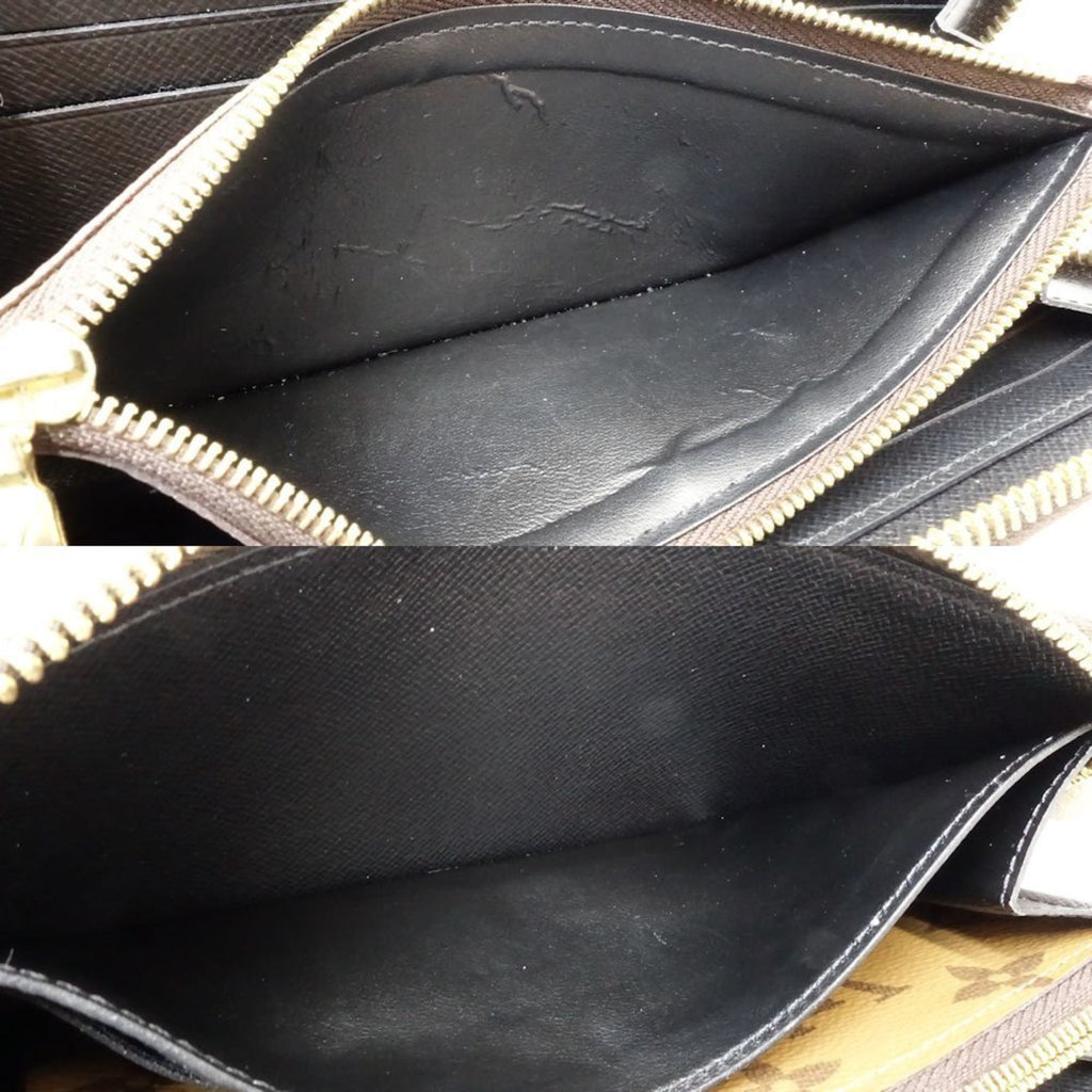 Louis Vuitton Monogram Reverse Brown Canvas Long Wallet