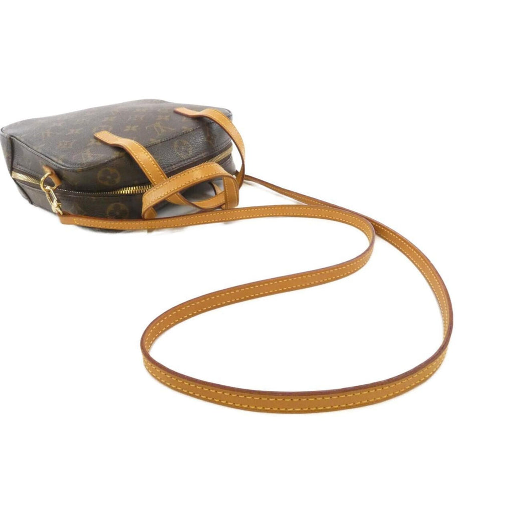 Louis Vuitton Brown Coated Canvas Handbag