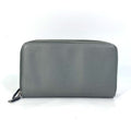 Prada Gray Saffiano Long Wallet (Bi-Fold)