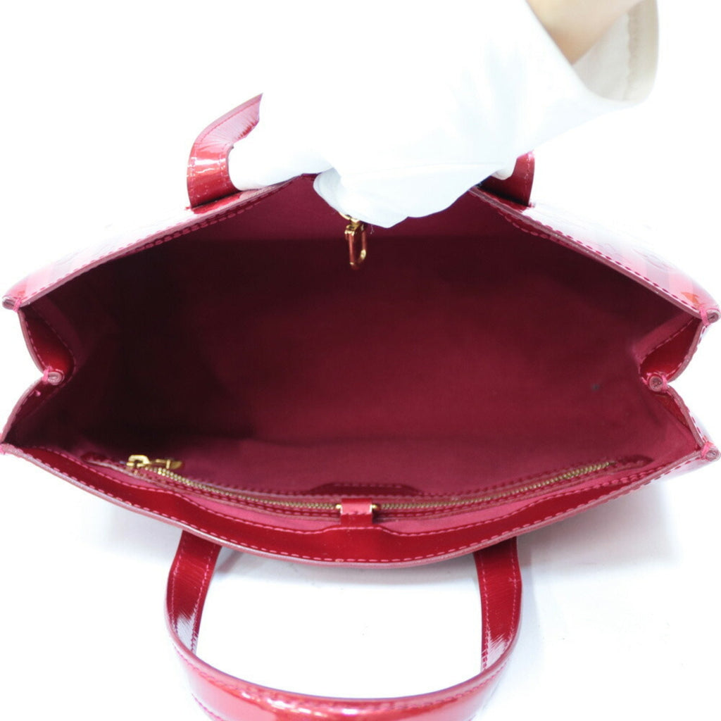 Louis Vuitton Handbag Monogram Verni Wilshire PM Rayur M91702 Pomme d'Amour Ladies