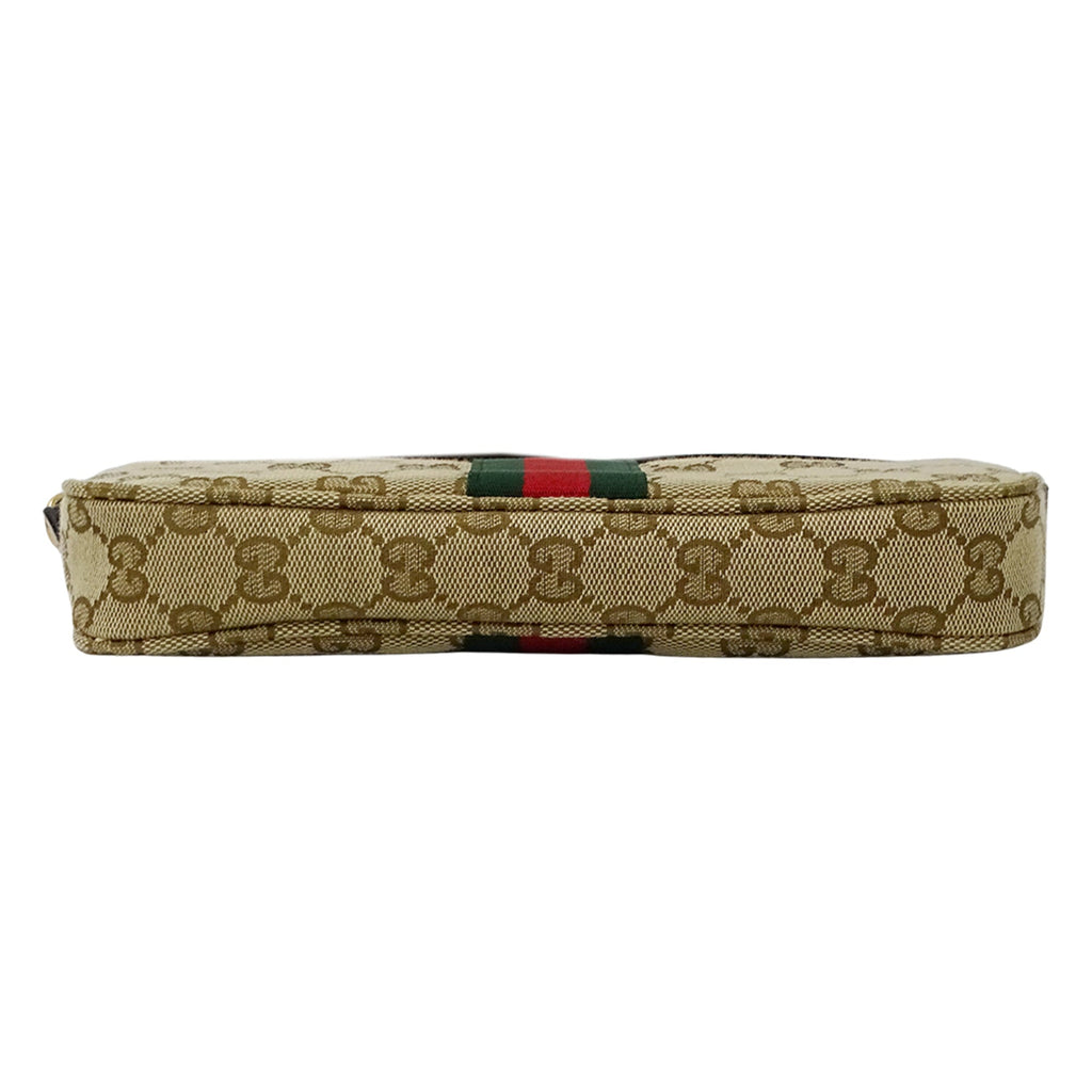 Gucci Beige Brown Gg Supreme Canvas Handbag Shoulder Bag (Pre-Owned)