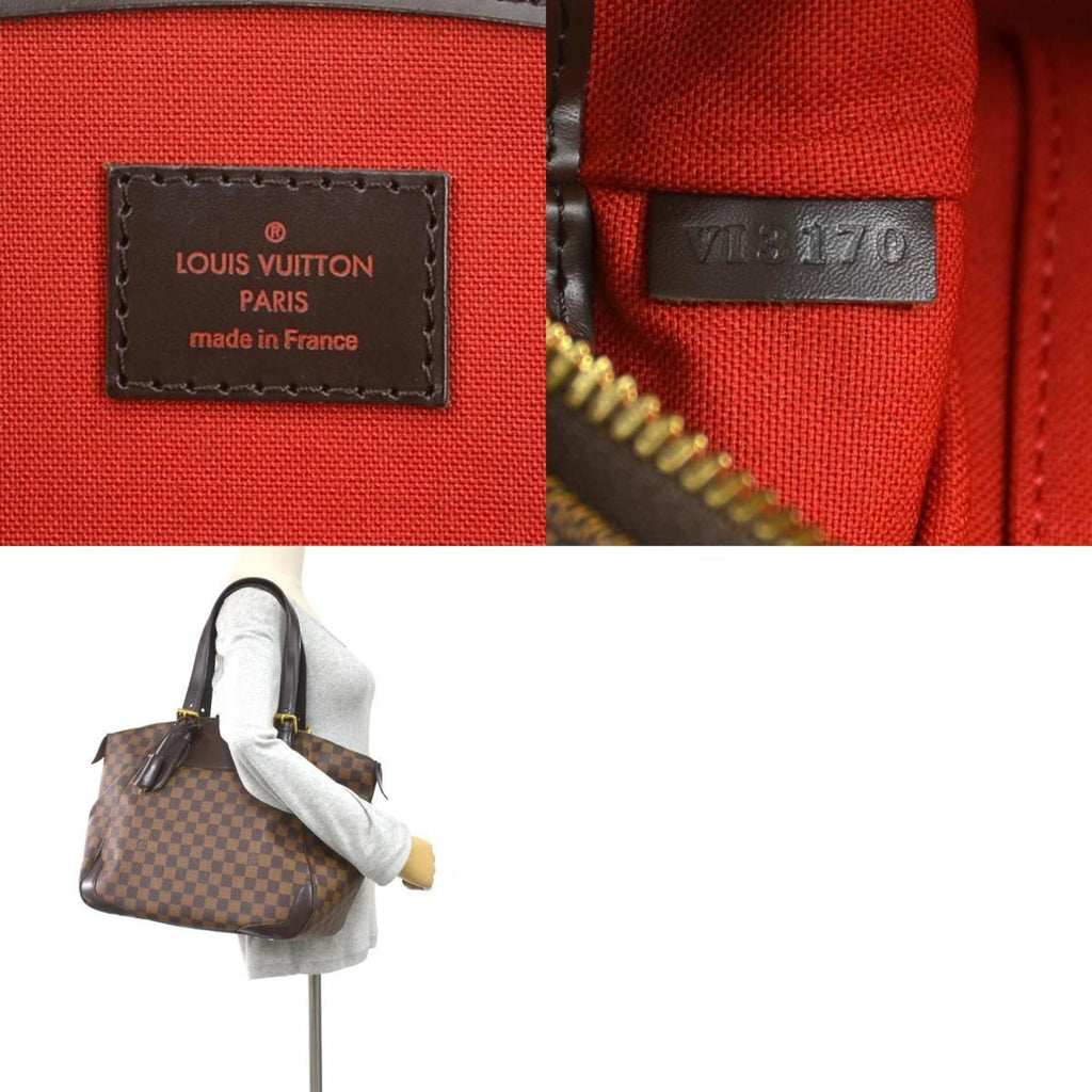 Louis Vuitton Damier Canvas Ebene Damier Canvas Shoulder Bag