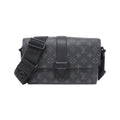 Louis Vuitton Black Coated Canvas Shoulder Bag