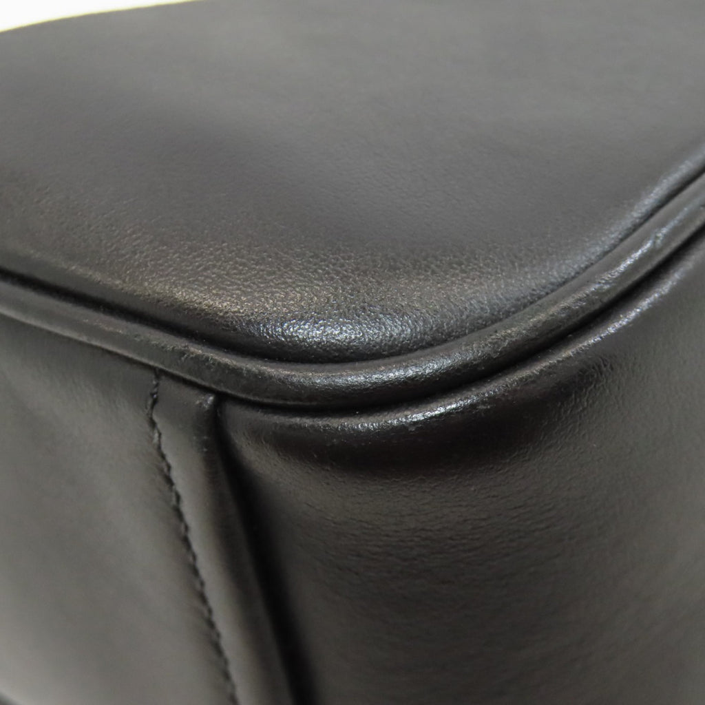 Prada Black Leather Shoulder Bag