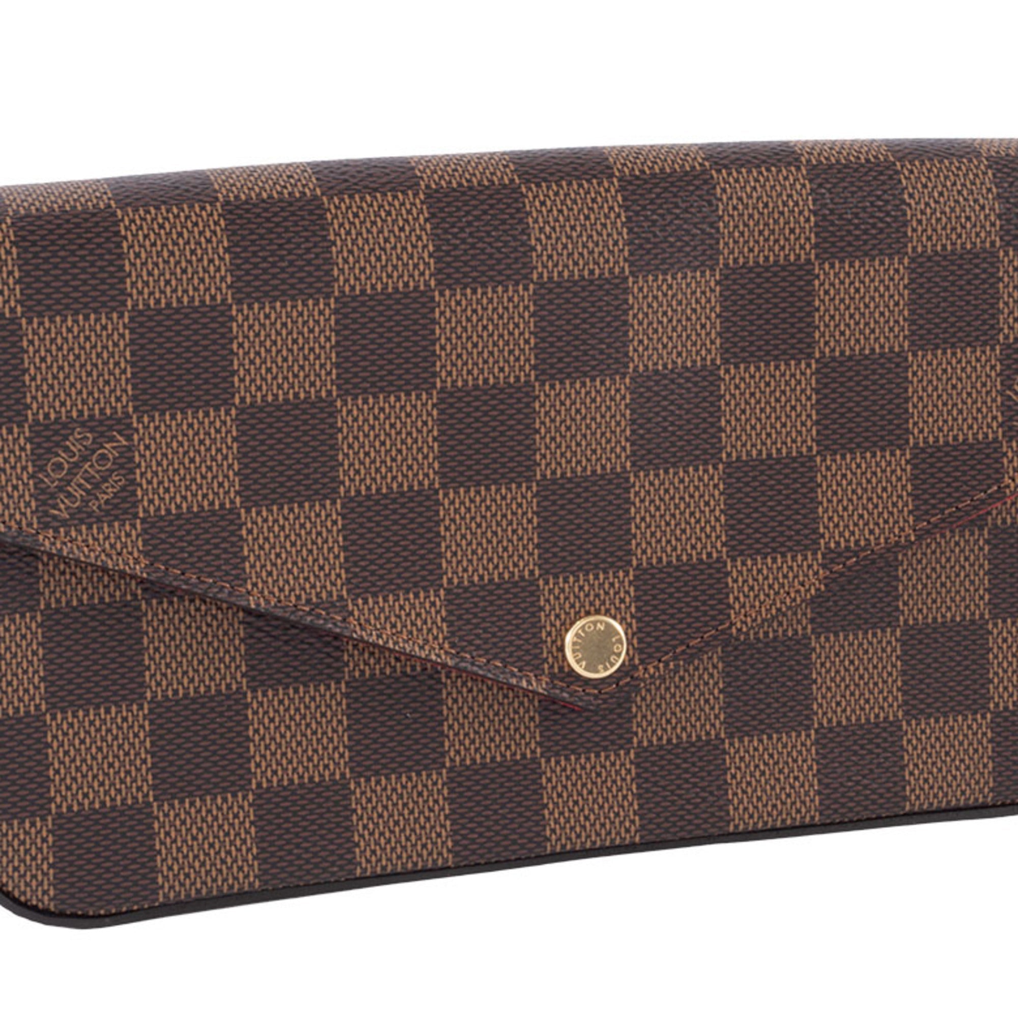 Louis Vuitton Brown Damier Canvas Ebene Damier Canvas Shoulder Bag