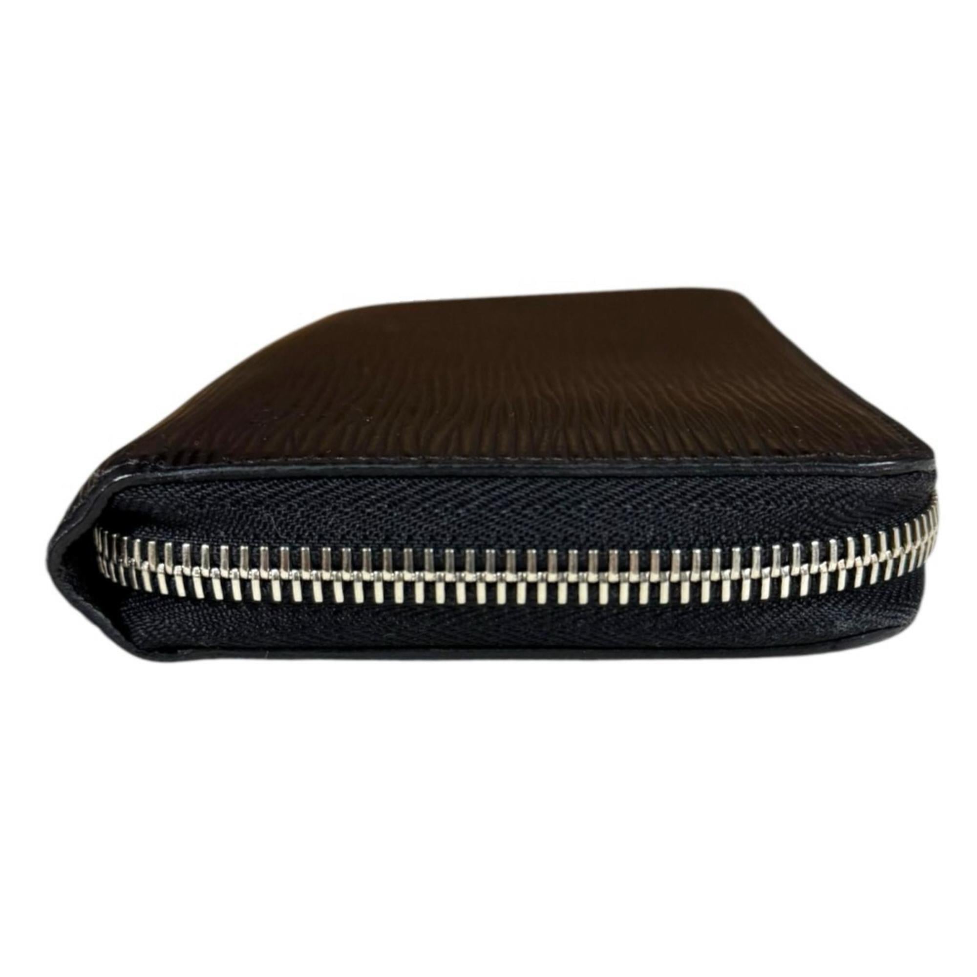 Louis Vuitton Black Epi Leather Long Wallet