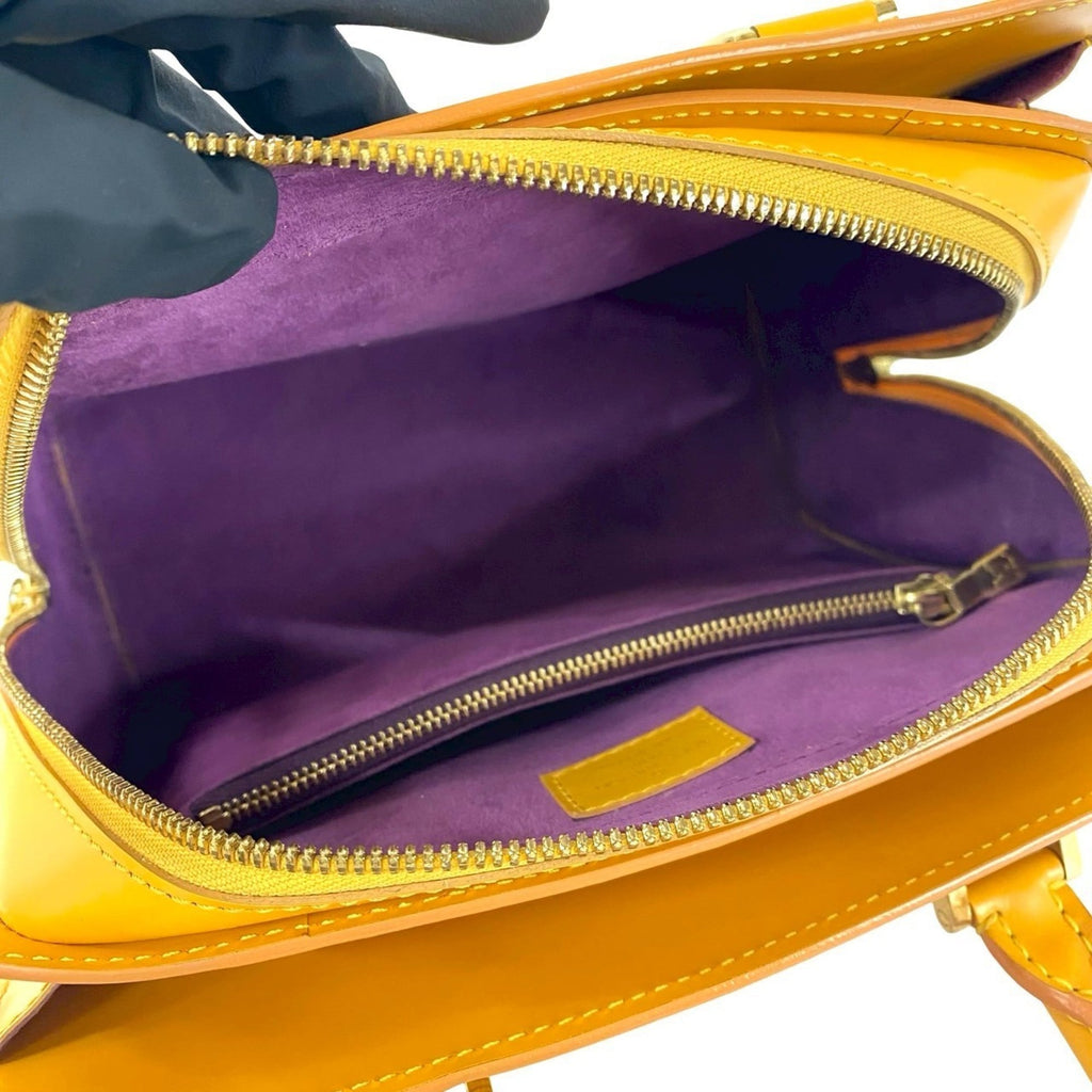 Louis Vuitton Yellow Epi Leather Handbag