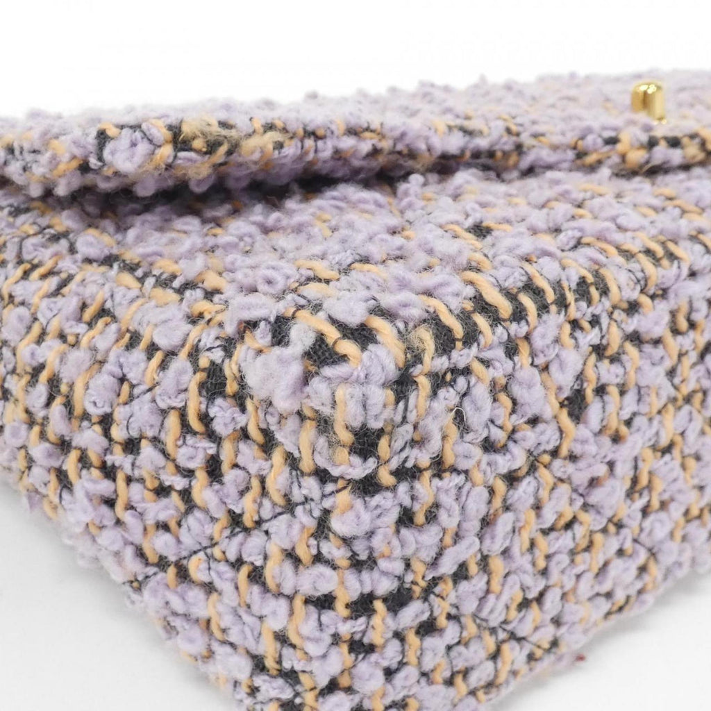 Chanel Light Purple Tweed Handbag