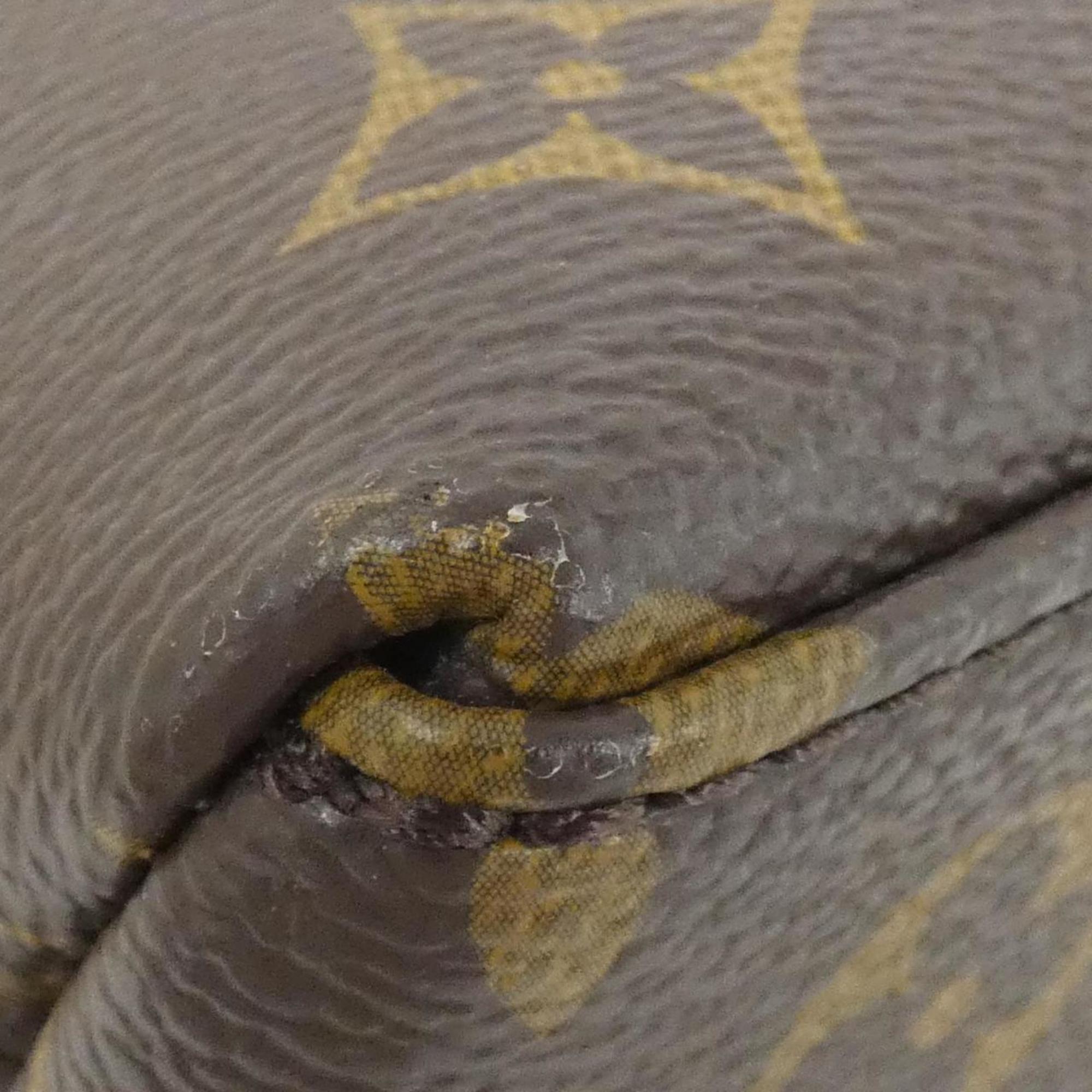 Louis Vuitton Monogram Marron Coated Canvas Handbag