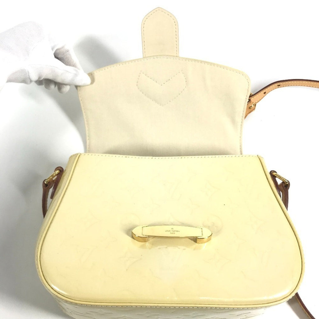 Louis Vuitton Yellow Monogram Vernis Shoulder Bag