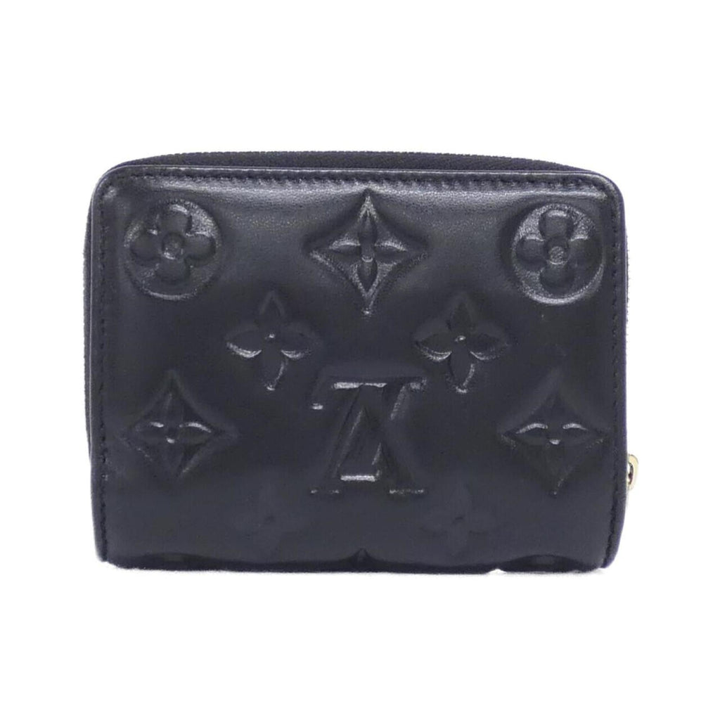 Louis Vuitton Black Leather Coin Purse/Coin Case