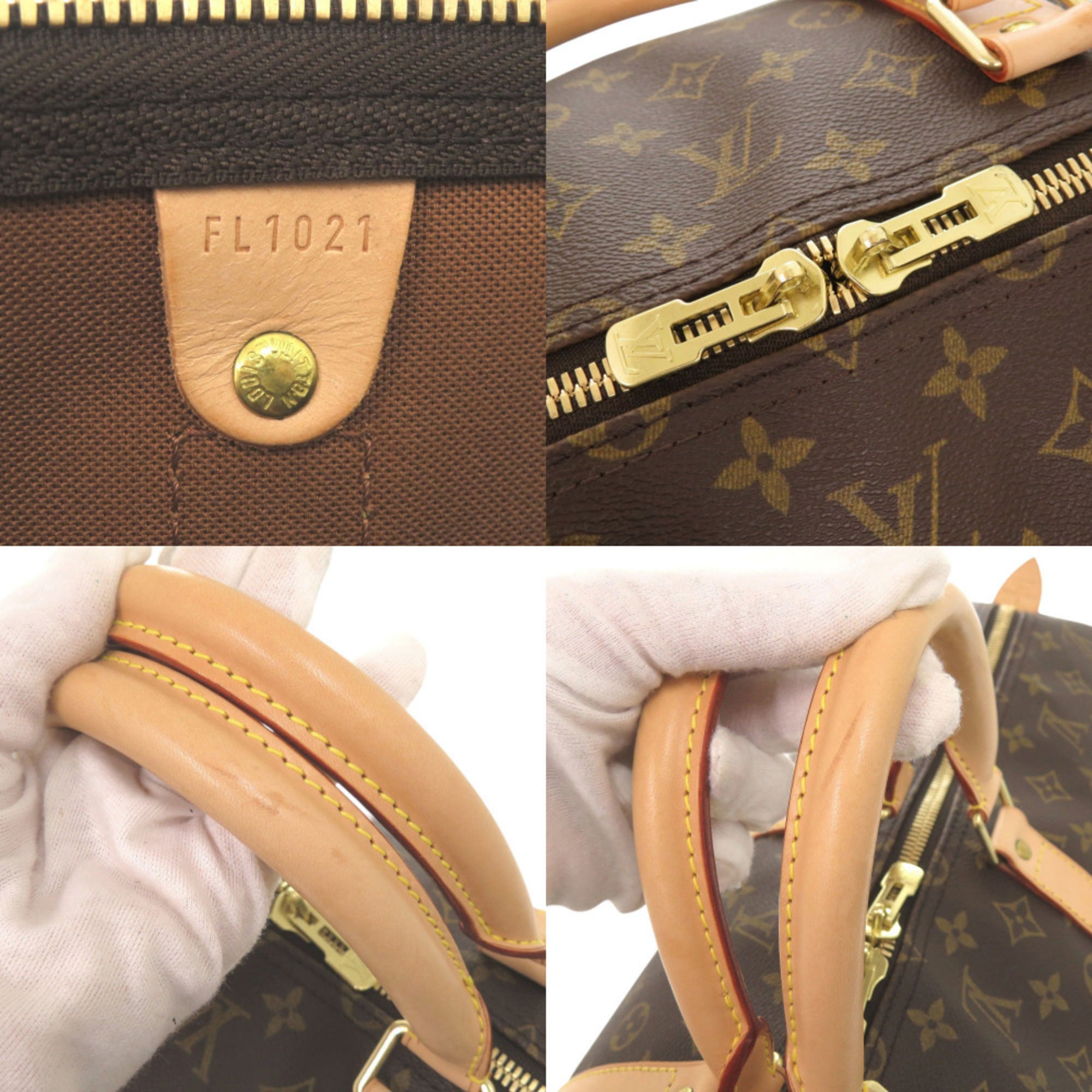 Louis Vuitton Brown Monogram Monogram Boston Bag