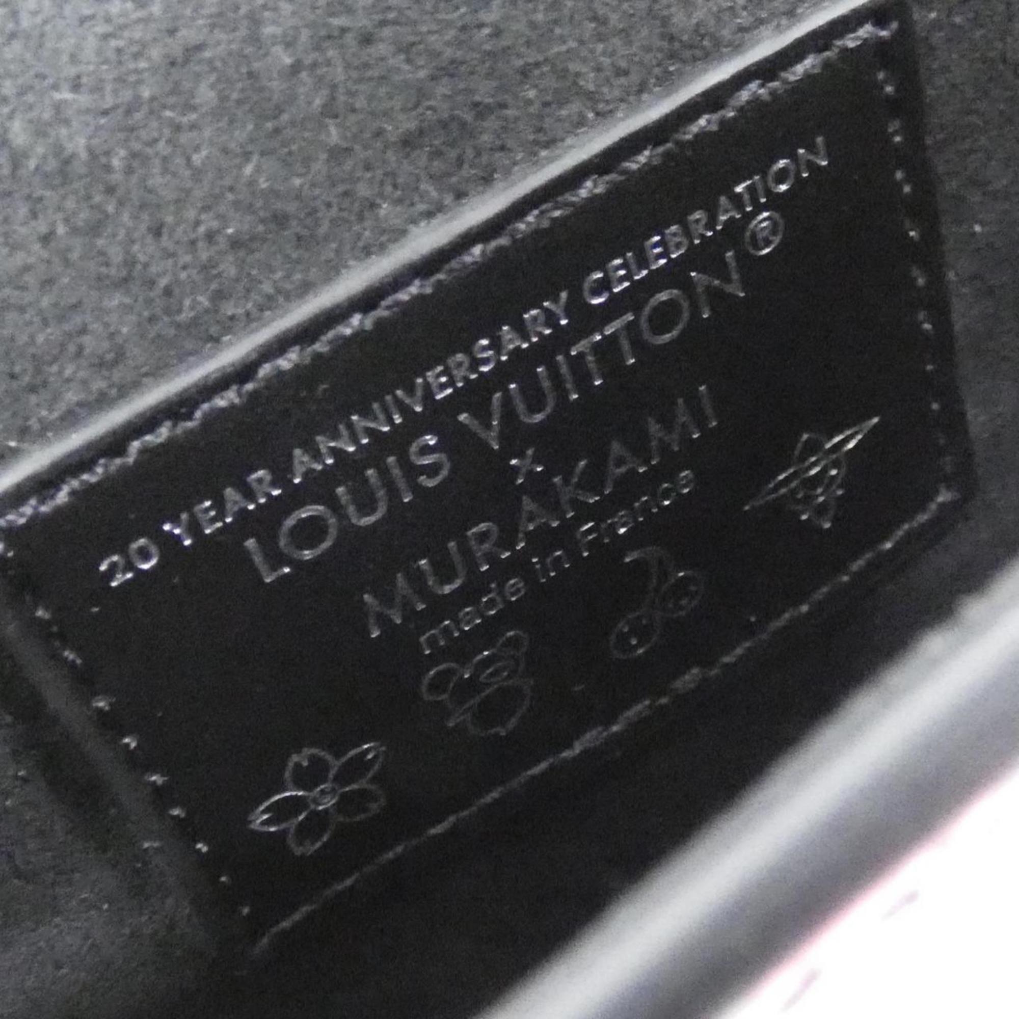 Louis Vuitton Black Coated Canvas Shoulder Bag