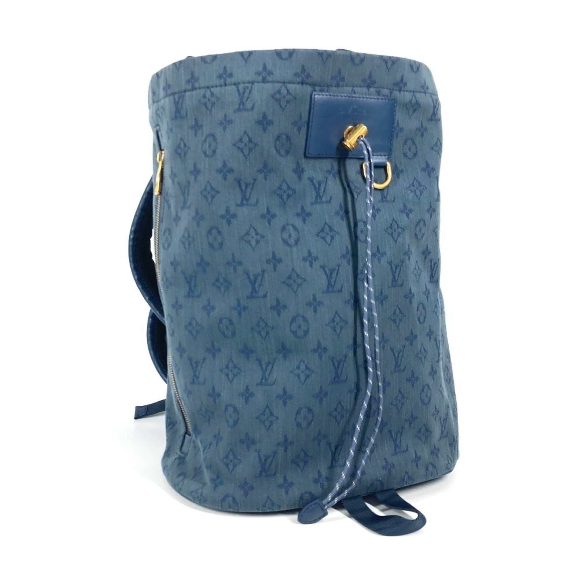 Louis Vuitton Blue Monogram Denim Canvas Backpack