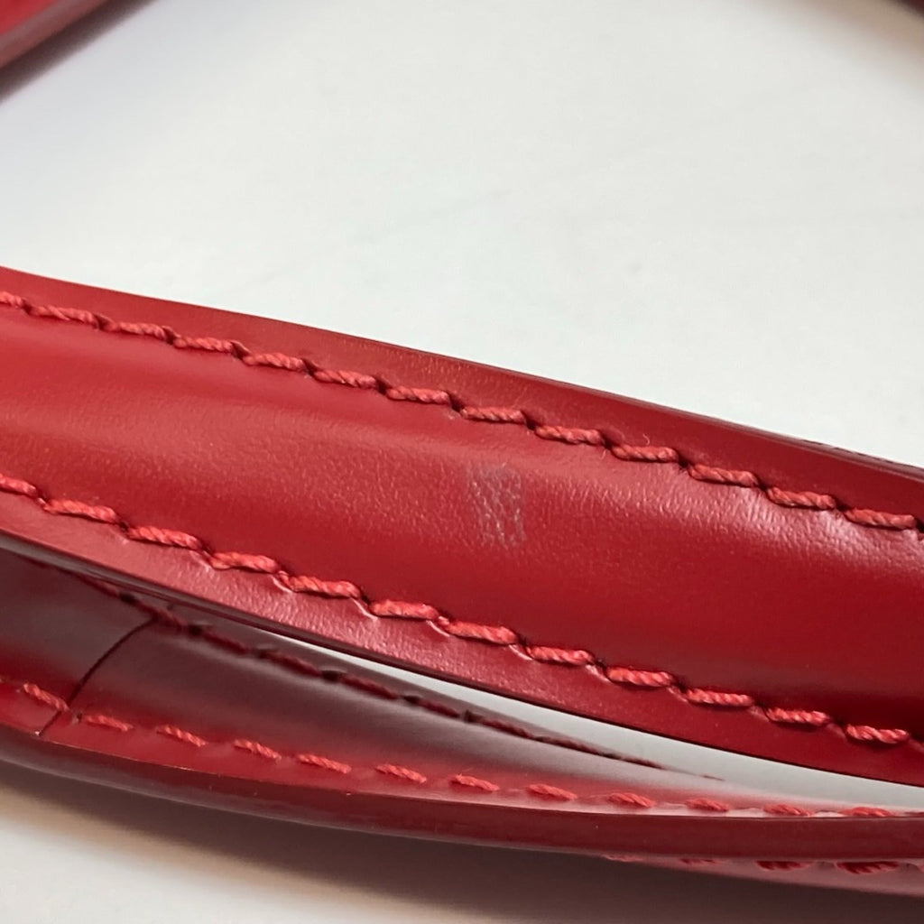 Louis Vuitton Red Leather Handbag