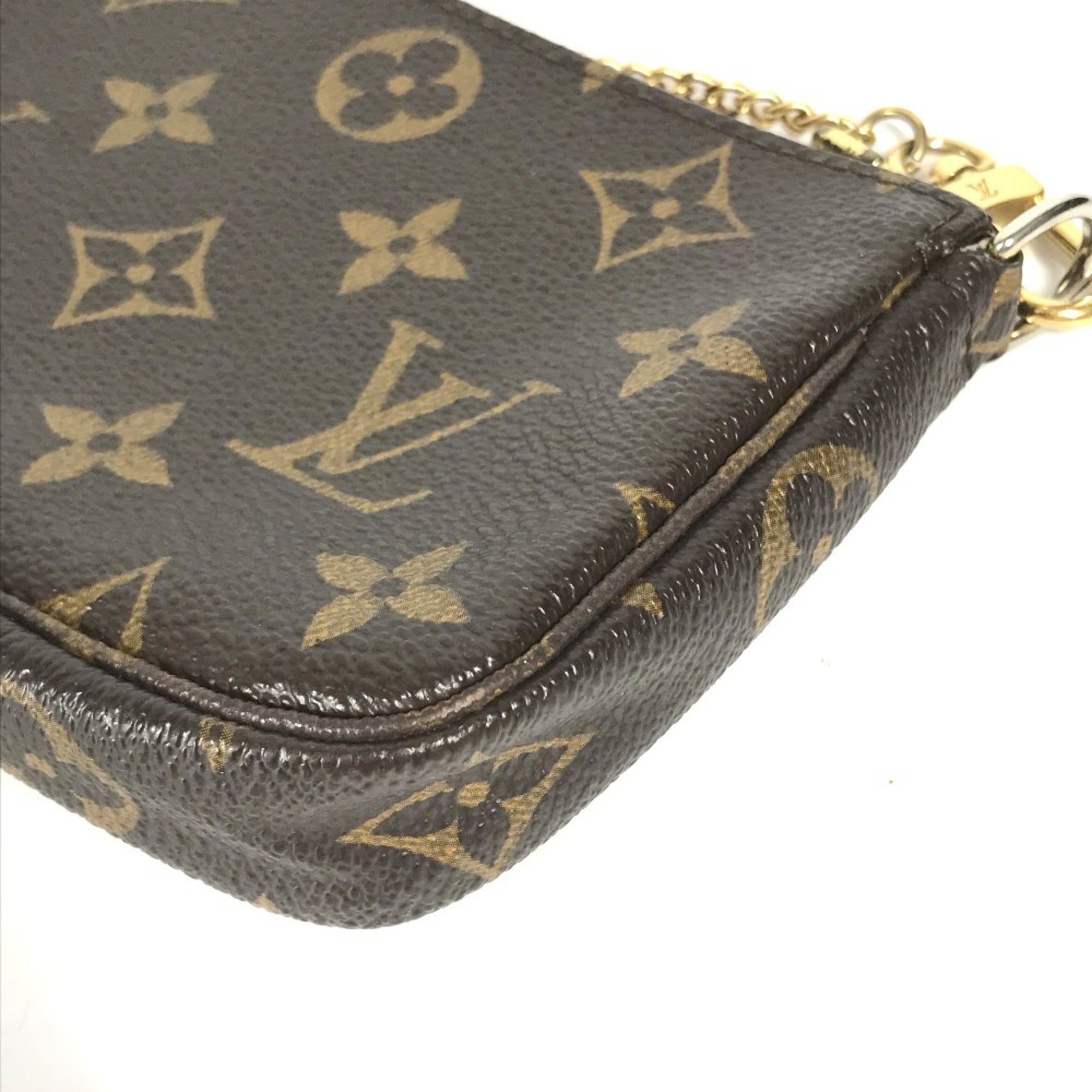 Louis Vuitton Brown Canvas Handbag Pochette