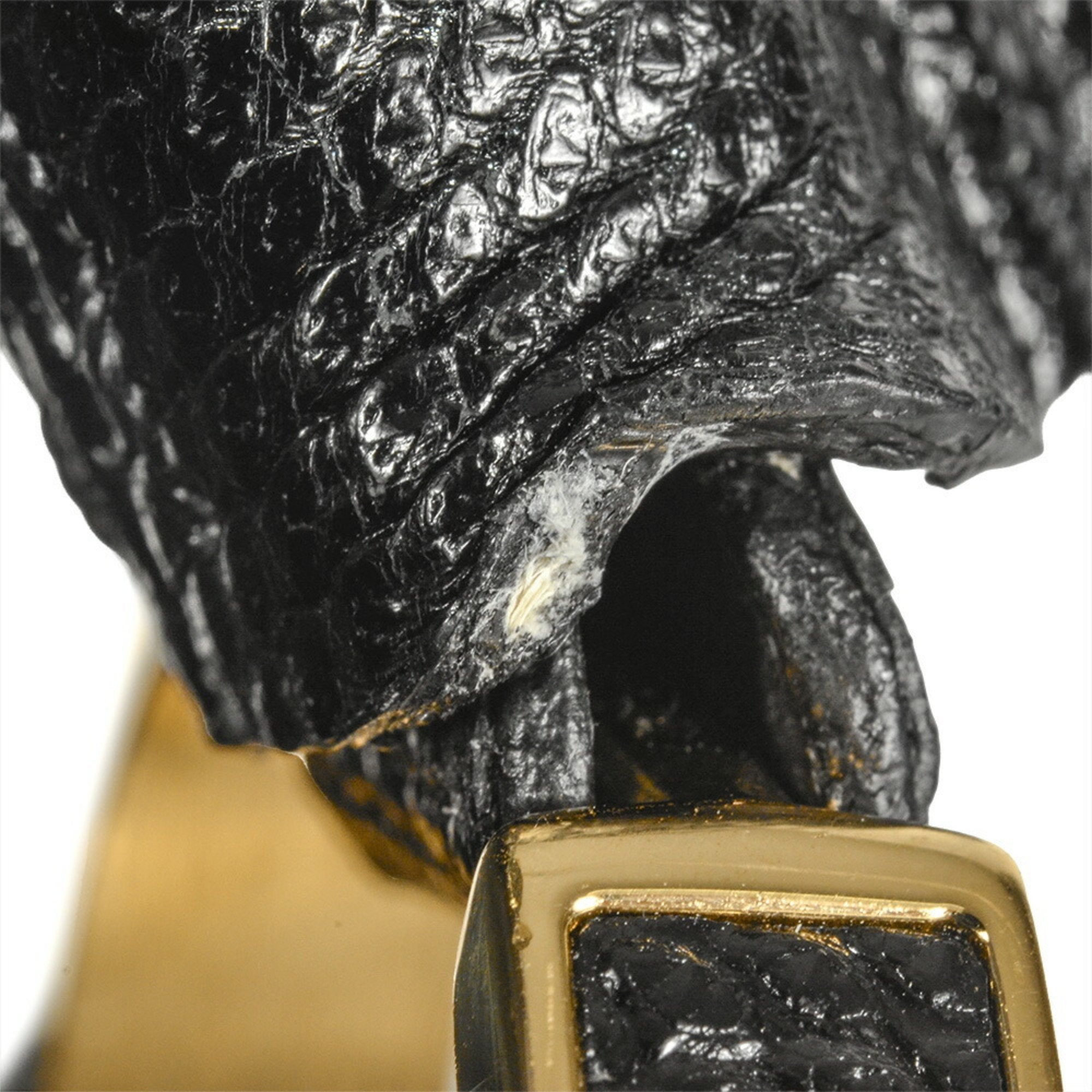 Louis Vuitton Black Leather Handbag