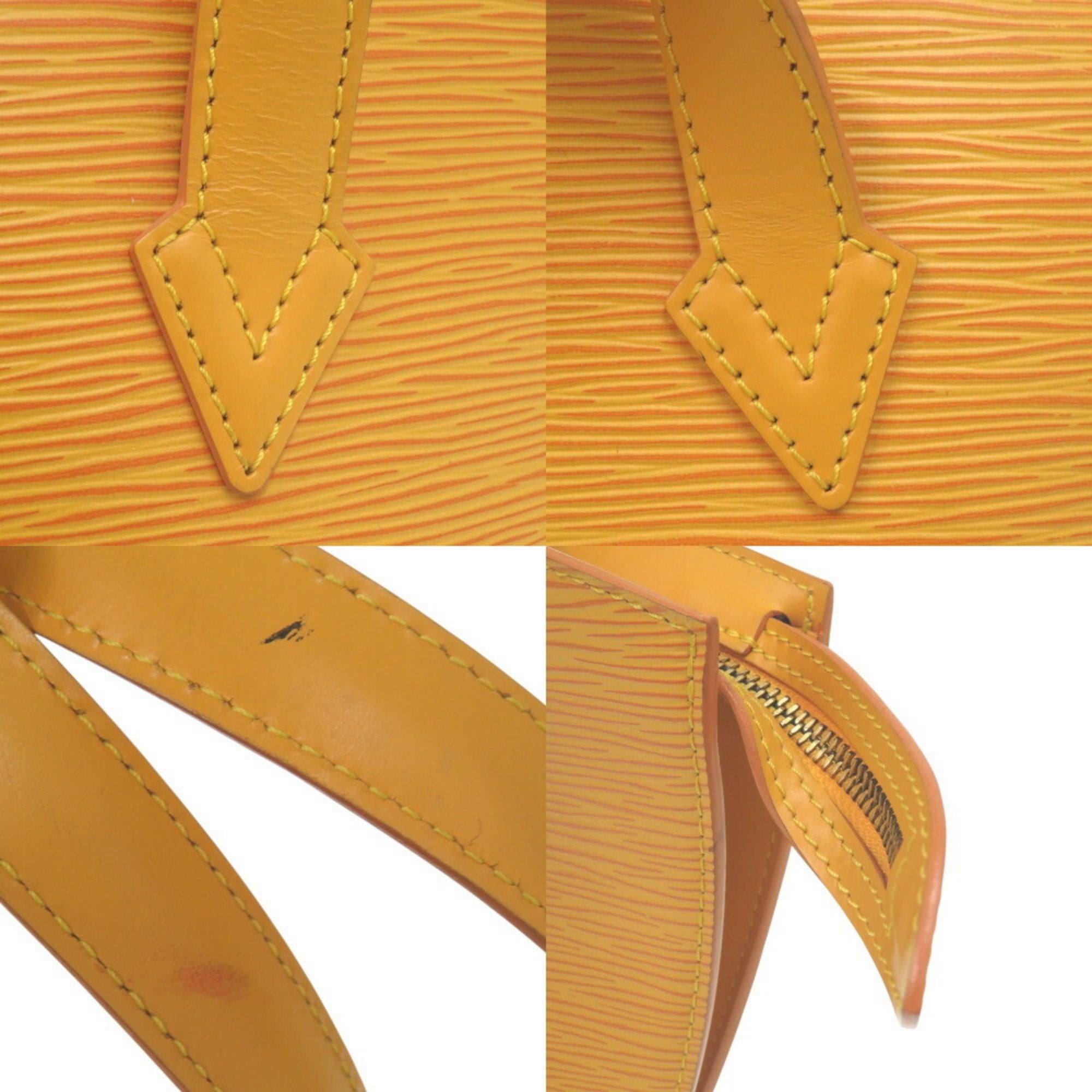 Louis Vuitton Yellow Epi Leather Shoulder Bag