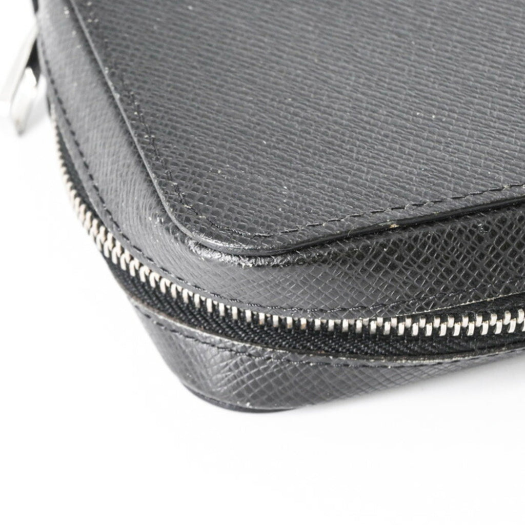 Louis Vuitton Black Monogram Eclipse Taiga Leather Long Wallet