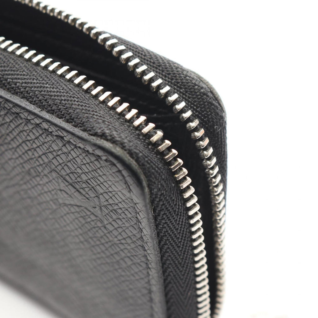 Louis Vuitton Black Taiga Leather Coin Purse/Coin Case