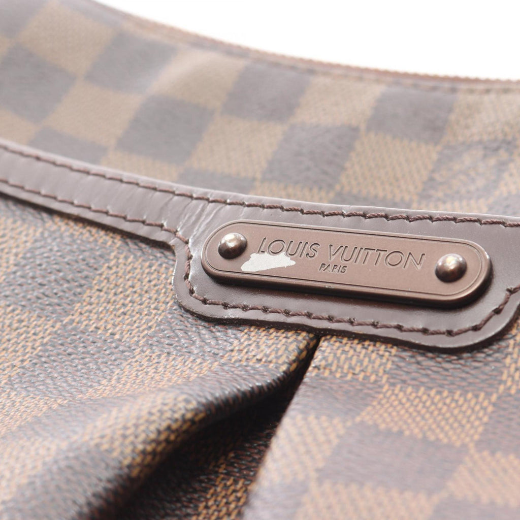 Louis Vuitton Brown Coated Canvas Pvc Damier Canvas Leather Shoulder Bag