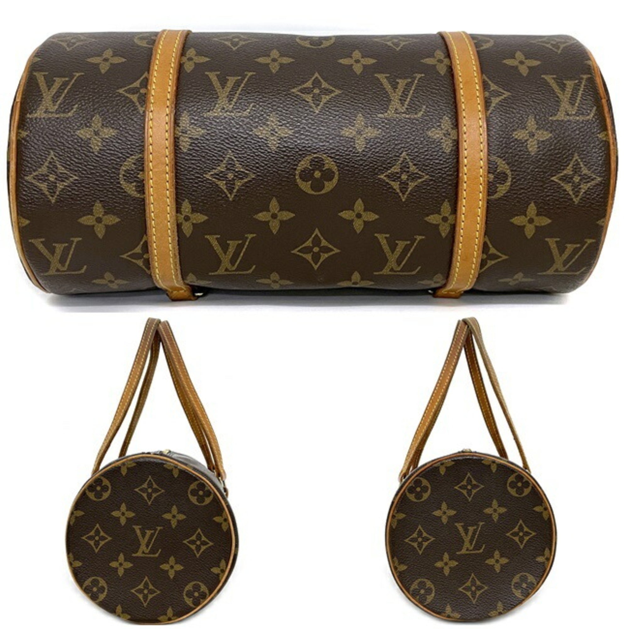Louis Vuitton Boston Bag Papillon 26 Br Monogram M51386 Canvas Leather DU0064 LOUIS VUITTON Handbag Women's Nume