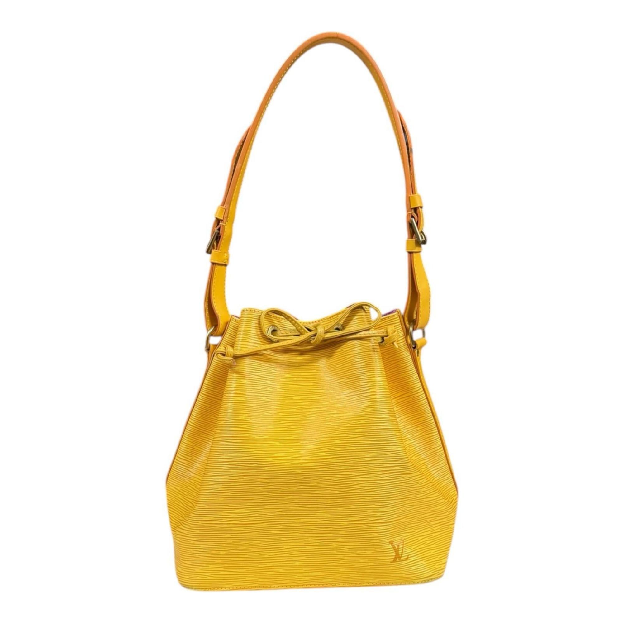 Louis Vuitton Epi Yellow Epi Leather Shoulder Bag