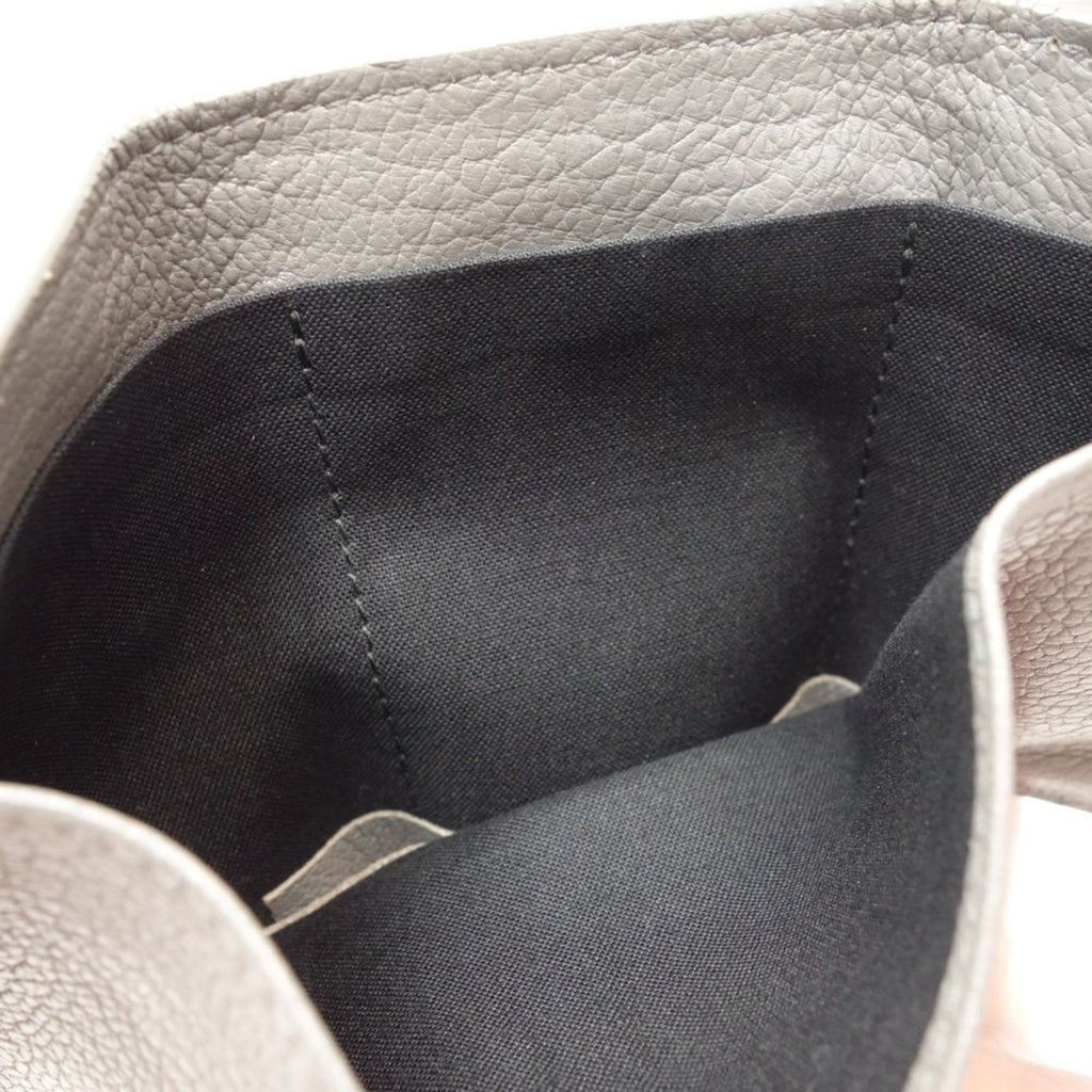 Balenciaga Gray Leather Wallet (Tri-Fold)