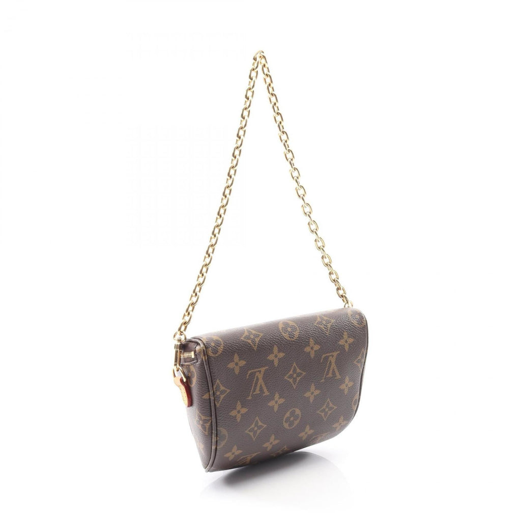 Louis Vuitton Brown Coated Canvas Leather Handbag